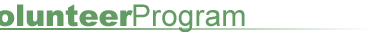 Volunteer program