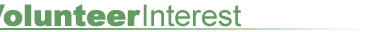 Volunteer Interest